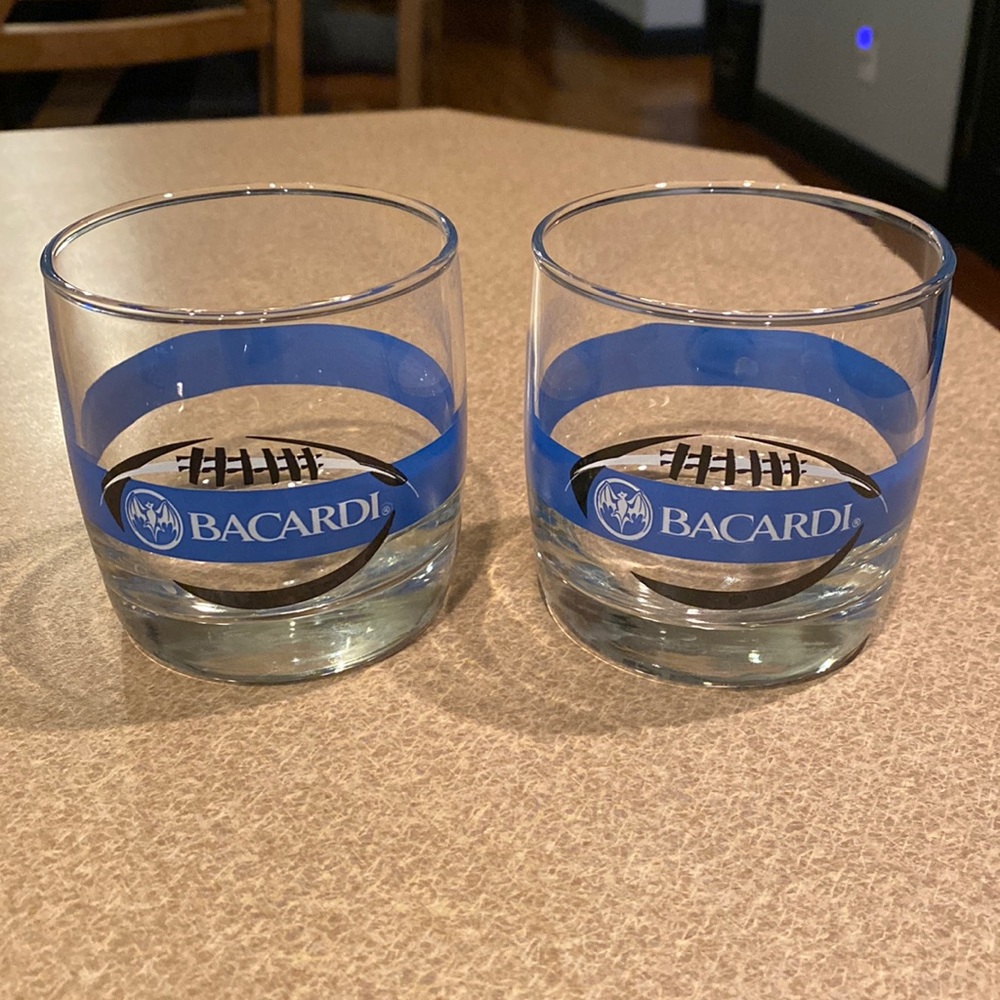 Bacardi Rocks Glasses